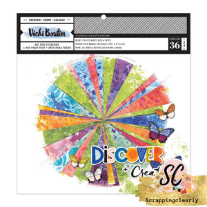 Vicki Boutin Mixed Media Backgrounds Paper 12"X12" 36/Pkg  Discover & Create