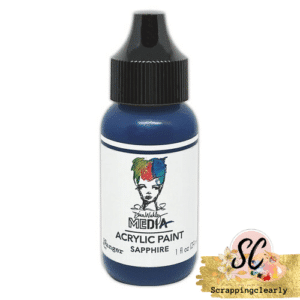 Dina Wakley Media Acrylic Paint 1oz - Sapphire