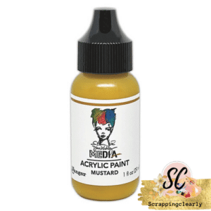 Dina Wakley Media Acrylic Paint 1oz - Mustard