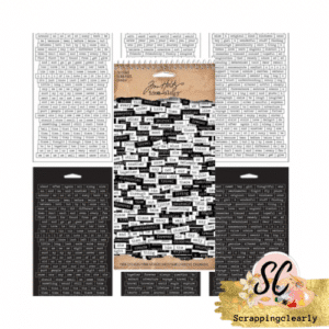 Tim Holtz Idea-Ology Chitchat Sticker Tablet