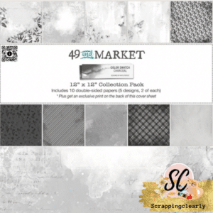 49 And Market Collection Pack 12 x 12 -Colour Swatch Charcoal
