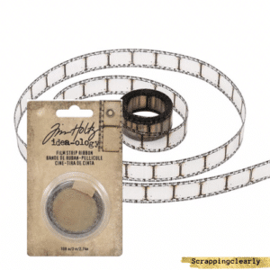 Tim Holtz Idea-Ology Film Strip Ribbon 3yd