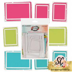 49 And Market Chipboard Set - Kaleidoscope Frames