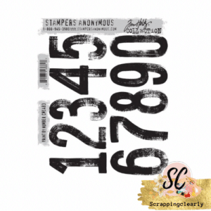 Tim Holtz Cling Stamps 7"X8.5" - Paint by Number