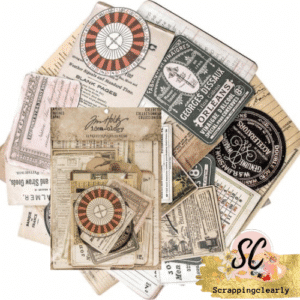 Tim Holtz Idea-Ology Collector Layers Cards 33/Pkg