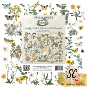 49 and Market Colour Swatch: Krafty Garden mini Laser Cut Outs