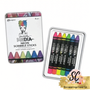 Ranger Ink Dina Wakley Media Scribble Sticks Neon - 6 Pack