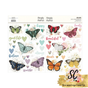 Simple Vintage Essentials Color Palette Rub-Ons 6"X8"