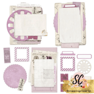 Vintage Artistry Lilac Ephemera Stack