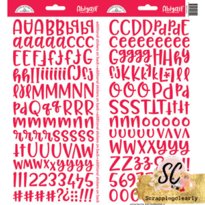 Doodlebug Design - Cardstock Stickers Abigail Lady Bug