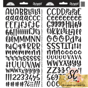 Doodlebug Design - Cardstock Stickers Abigail Beetle Back