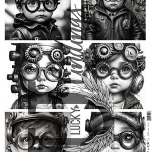 LUCKYfindings Imagery Sheet - fly with me baby