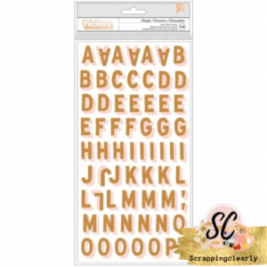 Jen Hadfield Peaceful Heart Thickers Stickers 134/Pkg