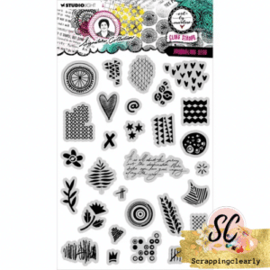 Art By Marlene Signature Collection Clear Stamps - Journaling Deco