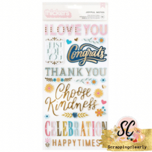 Joyful Notes - Thickers Stickers 82pcs