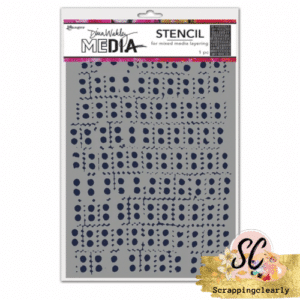 Dina Wakley Media Stencil - Stacked