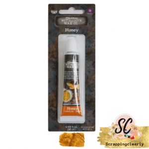 Finnabair Art Alchemy Metallique Wax .68 Fluid Ounce - Honey