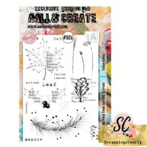 Aall & Create A6 Stamp - #806 Fallen Leaves