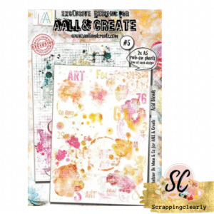 Aall & Create #5 - A5 Rub-Ons - Acid Blends