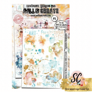 Aall & Create #6 - A5 Rub-Ons - Explosive Bombosive