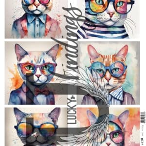 LUCKYfindings Imagery Sheet - kool kitty