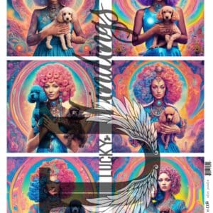 LUCKYfindings Imagery Sheet - afro poodle