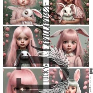 LUCKYfindings Imagery Sheet - cute as a bunni