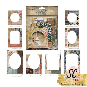 Tim Holtz Idea-Ology Layer Frames 12/Pkg Montage