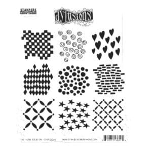 Dyan Reaveley's Dylusions Cling Stamp Collection - Get your rocks on