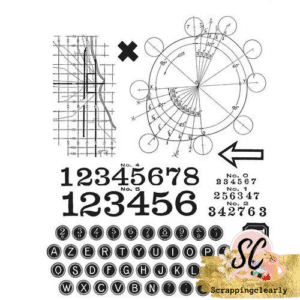 Tim Holtz Cling Stamps 7"X8.5" - Deconstructed