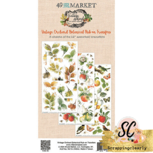 49 And Market Vintage Orchard Botanical Rubon Transfers