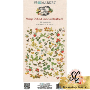 49 and Market - Vintage Orchard Laser Cut Wildflowers