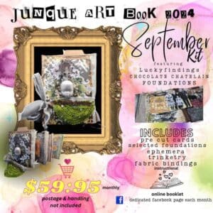 September Junque Art Book Kit