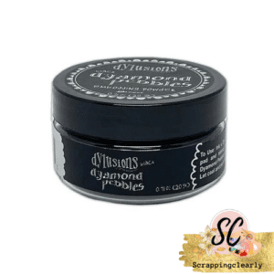 Dylusions Dyamond Pebbles - Black Embossing Powder