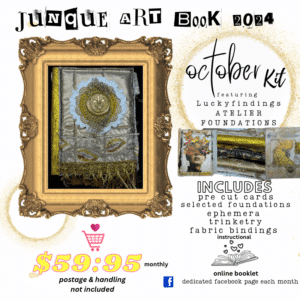 October Junque Art Book Kit