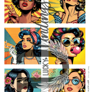 LUCKYfindings Imagery Sheet - it’s a gal thang