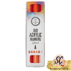 Art by Marlene Duo Acrylics Markers - Soft Brush Red