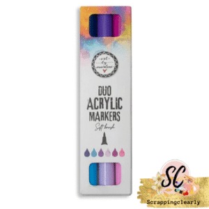 Art by Marlene Duo Acrylics Markers - Soft Brush Purples