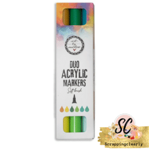 Art by Marlene Duo Acrylics Markers - Soft Brush Greens