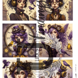 LUCKYfindings Imagery Sheet - clockstar gal