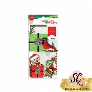 Vicki Boutin Wrapped in Ribbon -Ephemera Christmas Animals 58pcs
