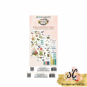 49 And Market Birdsong Essential Rub on Transfers