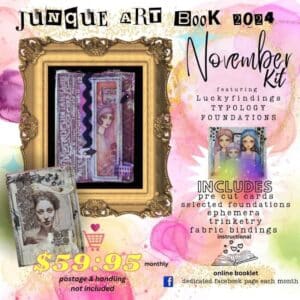 November Junque Art Book Kit