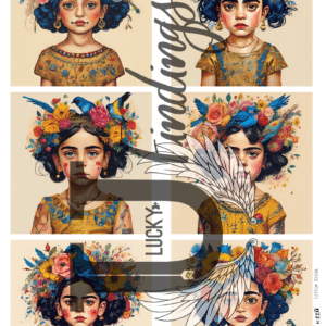 LUCKYfindings Imagery Sheet - little frida
