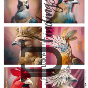 LUCKYfindings Imagery Sheet - birdly royalty