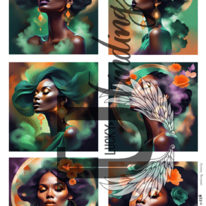 LUCKYfindings Imagery Sheet -  smoking beauty