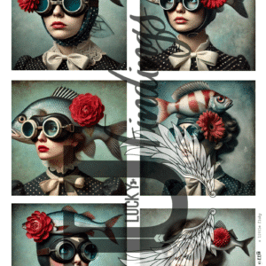LUCKYfindings Imagery Sheet - a little fishy