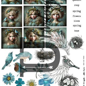LUCKYfindings Artist Trading Collectives - moss and twine