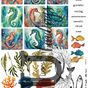 LUCKYfindings Artist Trading Collectives - seahorse