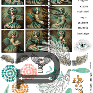 LUCKYfindings Artist Trading Collectives - nightbird